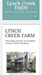 Mobile Screenshot of lynchcreek.com